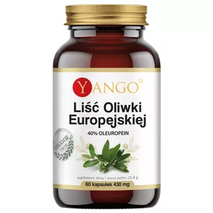 Yango Liść oliwki europejskiej suplement diety 60 kapsułek