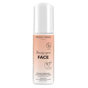 Peggy Sage Beauty Expert Face, mikrozłuszczająca pianka do mycia twarzy z kwasami owocowymi, 120ml