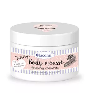 Nacomi, mus do ciała wygładzający - Borówka, 180ml