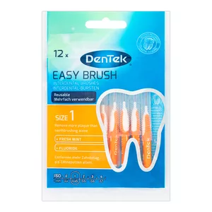 Dentek, szczoteczki międzyzębowe EasyBrush, rozm. 1, 12 szt.