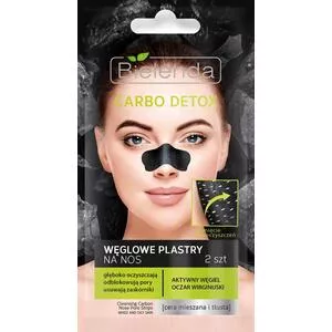 Bielenda Carbo Detox Węglowe Plastry Na Nos, 2szt