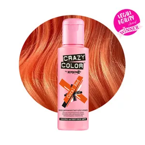 Crazy Color, toner odżywczy do włosów, Coral Red - koralowo czerwony, nr 57, 100ml