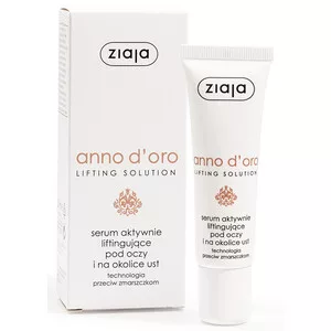 Ziaja Anno d'oro, serum aktywnie liftingujące pod oczy i okolice ust, 30ml