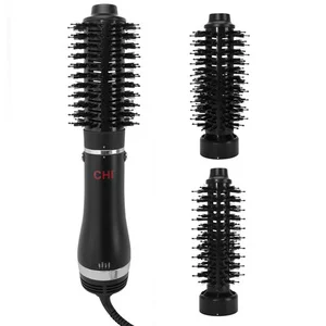 CHI Round 3-in-1 Blowout Brush, szczotko-suszarka do włosów z 3 wymiennymi końcówkami
