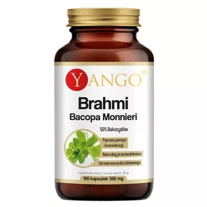 Yango Brahmi ekstrakt 50% bakozydów suplement diety 100 kapsułek