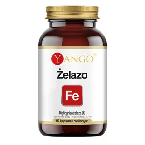 Yango Żelazo Diglicynian żelaza (II) suplement diety 90 kapsułek