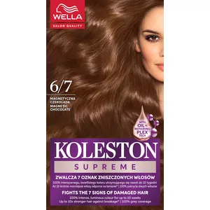 Wella Koleston Supreme, farba do włosów, Magnetyczna Czekolada, 6/7, 100ml