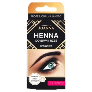 Joanna Henna do brwi i rzęs kremowa 1.0 czarny