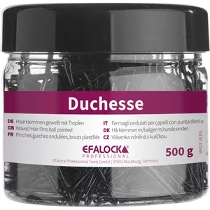 Efalock Duchesse, wsuwki do włosów, 5cm, opakowanie 500g, brązowy