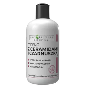 Bioelixire, maska z czarnuszką do włosów słabych i wypadających, 300ml
