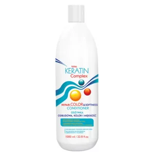 CeCe Total Keratin Complex, Repair Color&Softness, odzywka do włosów zniszczonych, farbowanych i suchych, 1000ml