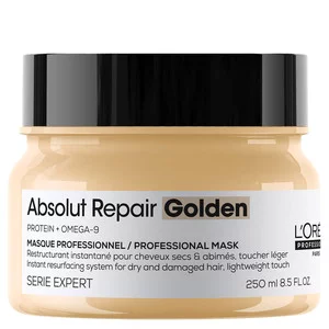 Loreal Absolut Repair, złota maska regenerująca włosy uwrażliwione, 250ml