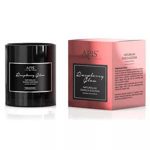 Apis Raspberry Glow, naturalna świeca sojowa, 220g