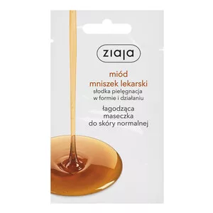 Ziaja, łagodząca maska do twarzy, miód z mniszka lekarskiego, 7ml