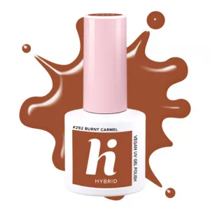 hi hybrid Brownie Obsession, lakier hybrydowy, #292 Burnt Carmel, 5ml
