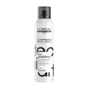 Loreal Tecni Art Anti Frizz, spray mocno utrwalający, 250ml