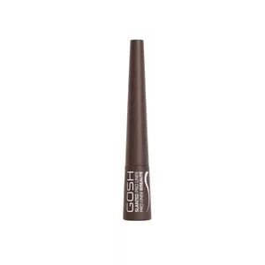 Gosh Slanted Pro Liner, eyeliner w kałamarzu, 003 Matt Brown