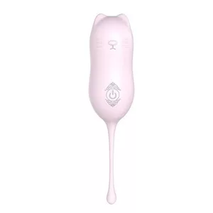 S-Hande Miaou-RTC wibrator zdalnie sterowany z 9 trybami wibracji w kształcie kota Light Pink