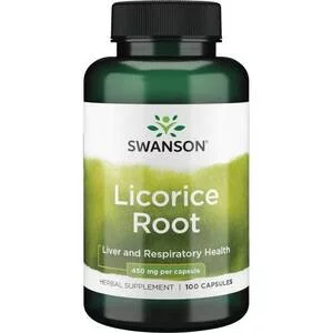 Swanson Licorice ( Lukrecja) 450mg 100caps
