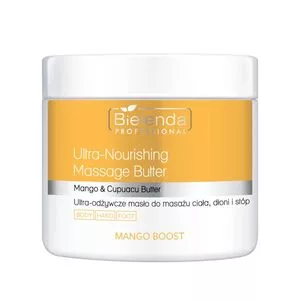 Bielenda Professional Is Mango Boost, ultra-odżywcze masło do masażu ciała, dłoni i stóp, 500ml