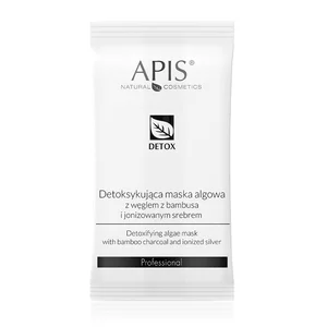 Apis DETOX Maska algowa detoksykująca z węglem z bambusa i jonizowanym srebrem, 20g