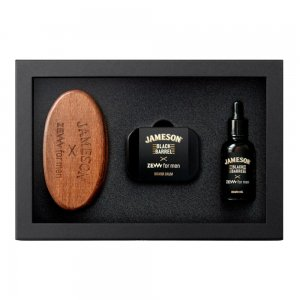 ZEW for Men X Jameson Black Barrel, zestaw do pielęgnacji brody