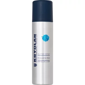 Kryolan, brokatowy lakier do włosów, 150ml, BLUE
