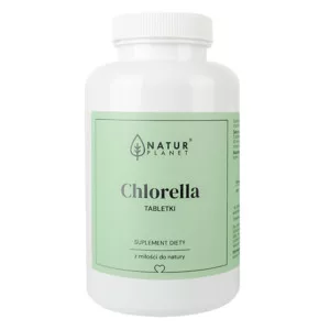 NaturPlanet, chlorella, 125g (ok. 500 tabletek)