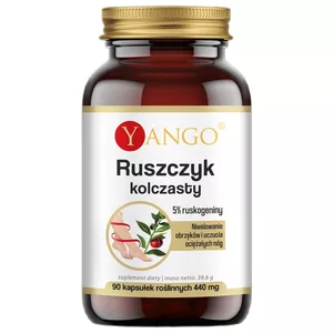 Yango Ruszczyk kolczasty ekstrakt 5% ruskogeniny suplement diety 90 kapsułek