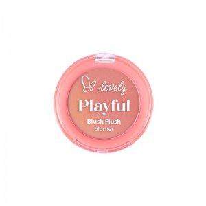 Lovely Playful Blush Flush kremowo-pudrowy róż do policzków 02 Poppy 7g