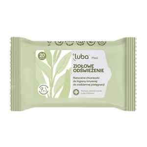 Luba Med Ziołowe Odświeżenie naturalne chusteczki do higieny intymnej 20szt.