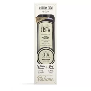 American Crew Boost Duo, zestaw do pielęgnacji i stylizacji włosów, szampon + puder