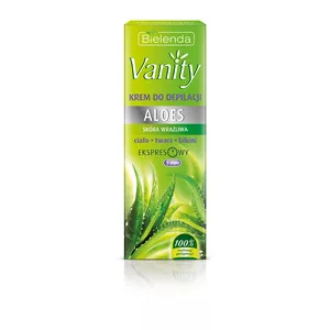 Bielenda Vanity Krem Do Depilacji Ciała, Twarzy i Okolic Bikini Aloes, 100ml