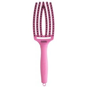 Olivia Garden Fingerbrush Dolce Vita, szczotka do rozczesywania włosów, pink granita
