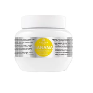 Kallos KJMN Banana wzmacniająca maska do włosów z kompleksem multiwitaminowym 275ml