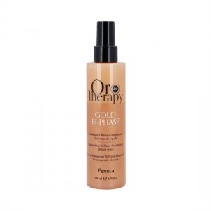 Fanola Oro 24k Therapy, odżywka dwufazowa w sprayu do włosów, 200ml