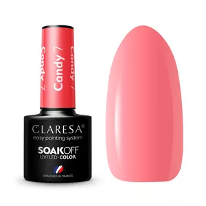 Claresa, Lakier hybrydowy, CANDY 7, 5g