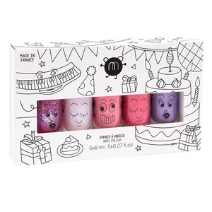 Nailmatic Kids Party zestaw lakierów do paznokci dla dzieci, 5x8ml