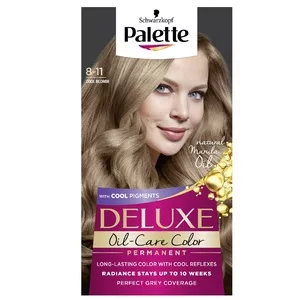 Schwarzkopf Palette Deluxe Oil-Care Color farba do włosów trwale koloryzująca z mikroolejkami 8-11 Chłodny Blond
