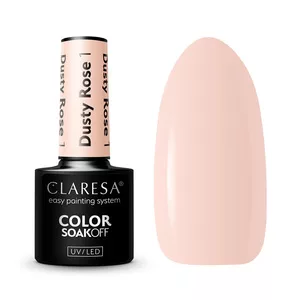 Claresa, Lakier hybrydowy, DUSTY ROSE 1, 5g