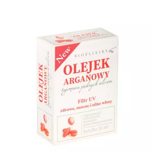 Bioelixire Argan Oil, serum do włosów z olejkiem arganowym, filtr UV, 20ml