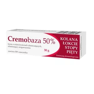 Cremobaza 50% Mocznika krem o właściwościach złuszczających eliminujących zrogowacenia 30g