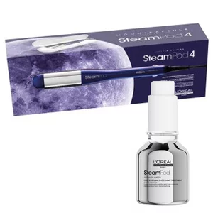 Loreal Steampod, zestaw prostownica parowa do włosów 4.0 Moon Capsule + serum wygładzające 50ml