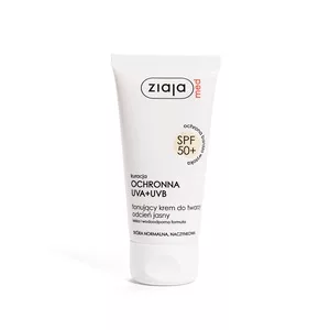 Ziaja Med Kuracja ochronna, SPF 50+ tonujący krem do twarzy odcień jasny, 50ml