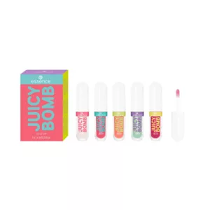 Essence Juicy Bomb, zestaw olejków do ust, 5x2,4ml