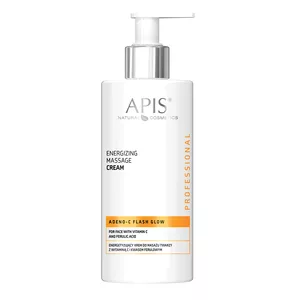 Apis Adeno-C Flash Glow, energetyzujący krem do masażu twarzy z witaminą C i kwasem ferulowym, 200ml
