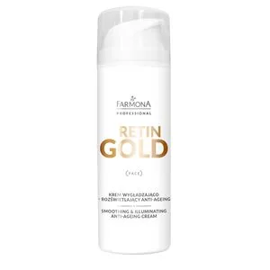Farmona Professional Retin Gold, Krem wygładzająco-rozświetlający anti age, 150ml