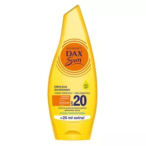 Dax Sun Emulsja ochronna z masłem kakaowym i olejem arganowym SPF20 175ml