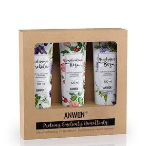 Anwen, zestaw 3 odżywek do wysokiej porowatości (orchidea, róża, bez)