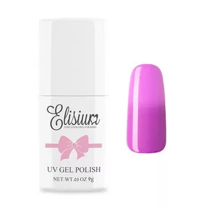 Elisium, lakier hybrydowy 087 Purple Rain, 9g